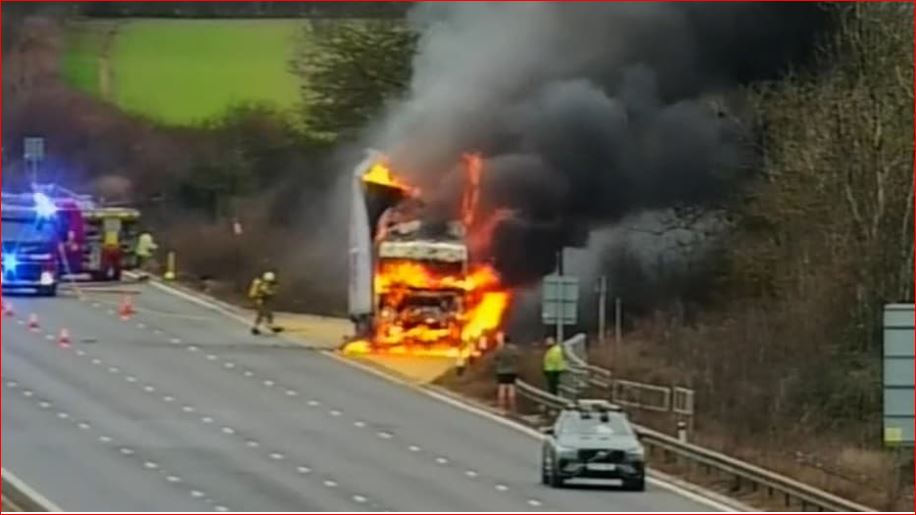 Hackbridge Fire Today – Firefighter Respond to Reported Blaze Near Wallington in South London